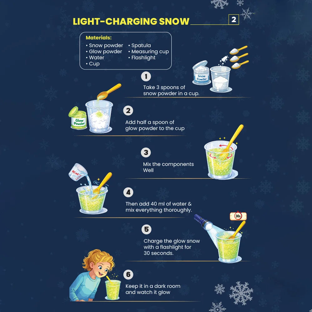 Science Duo Pack-2 : Science Experiments & Magical Snow Fun