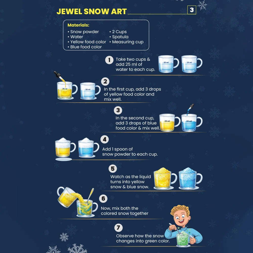 Science Duo Pack-2 : Science Experiments & Magical Snow Fun