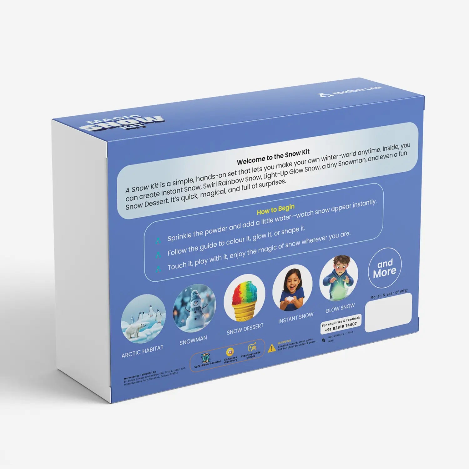Science Duo Pack-2 : Science Experiments & Magical Snow Fun