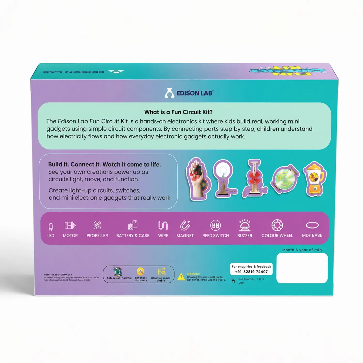 Science Duo Pack-1 : Science Experiments & Electronics Builder