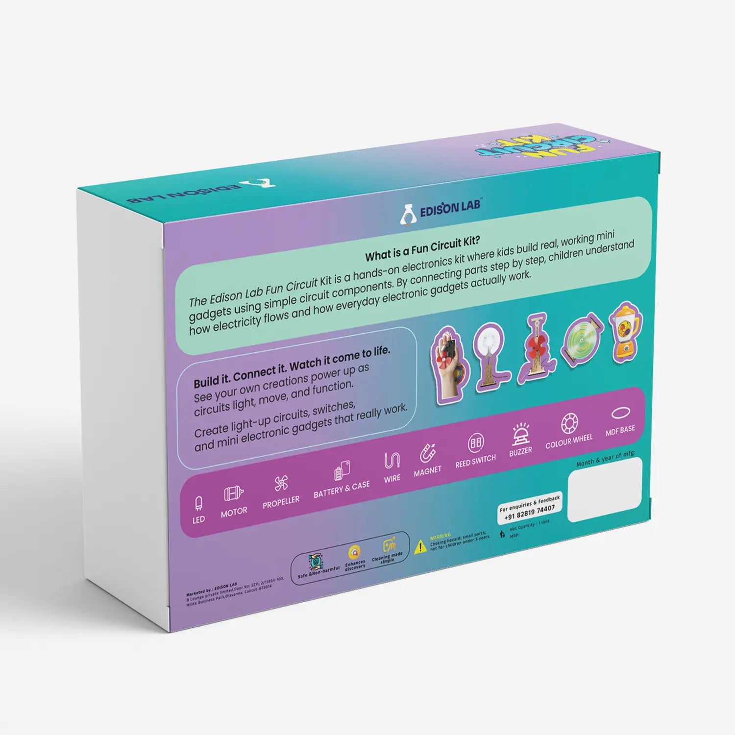 Science Duo Pack-1 : Science Experiments & Electronics Builder